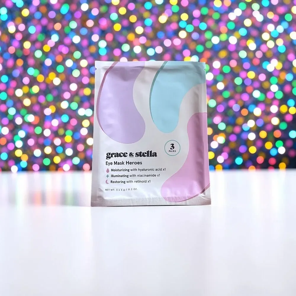 GRACE & STELLA Eye Mask Heroes 3  X 6 G / 0.2 OZ New in Package